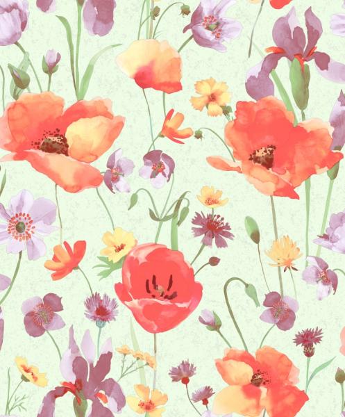 Акварель 592 349 04 обои флизелиновые 0,53*10м/9